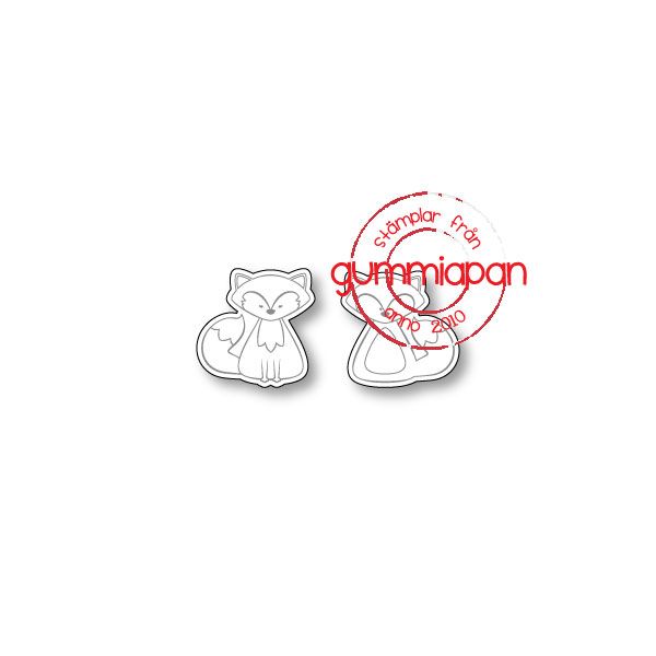 Dies To The Foxes Stamp Gummiapan
